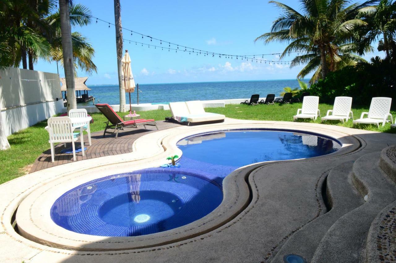 Bella Casa Privada Junto Al Mar Caribe Villa Cancún Exteriör bild