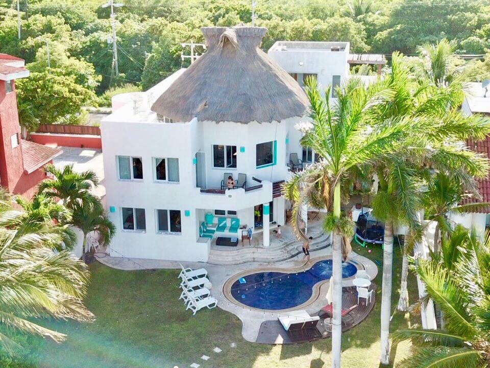 Bella Casa Privada Junto Al Mar Caribe Villa Cancún Exteriör bild